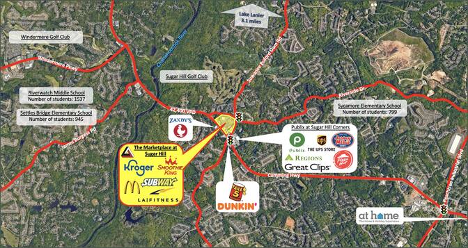                         	The Marketplace at Sugar Hill
                        