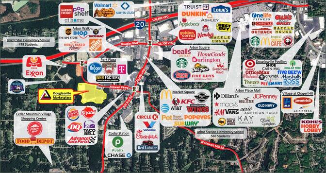                        	Douglasville Town Center
                        